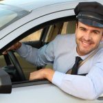 Elegant and handsome driver waiting. Driver in mumbai